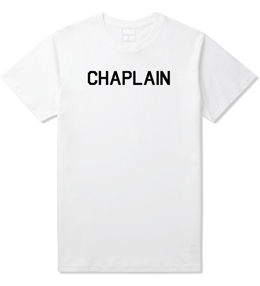 Christian Chaplain White T-Shirt by Kings Of NY