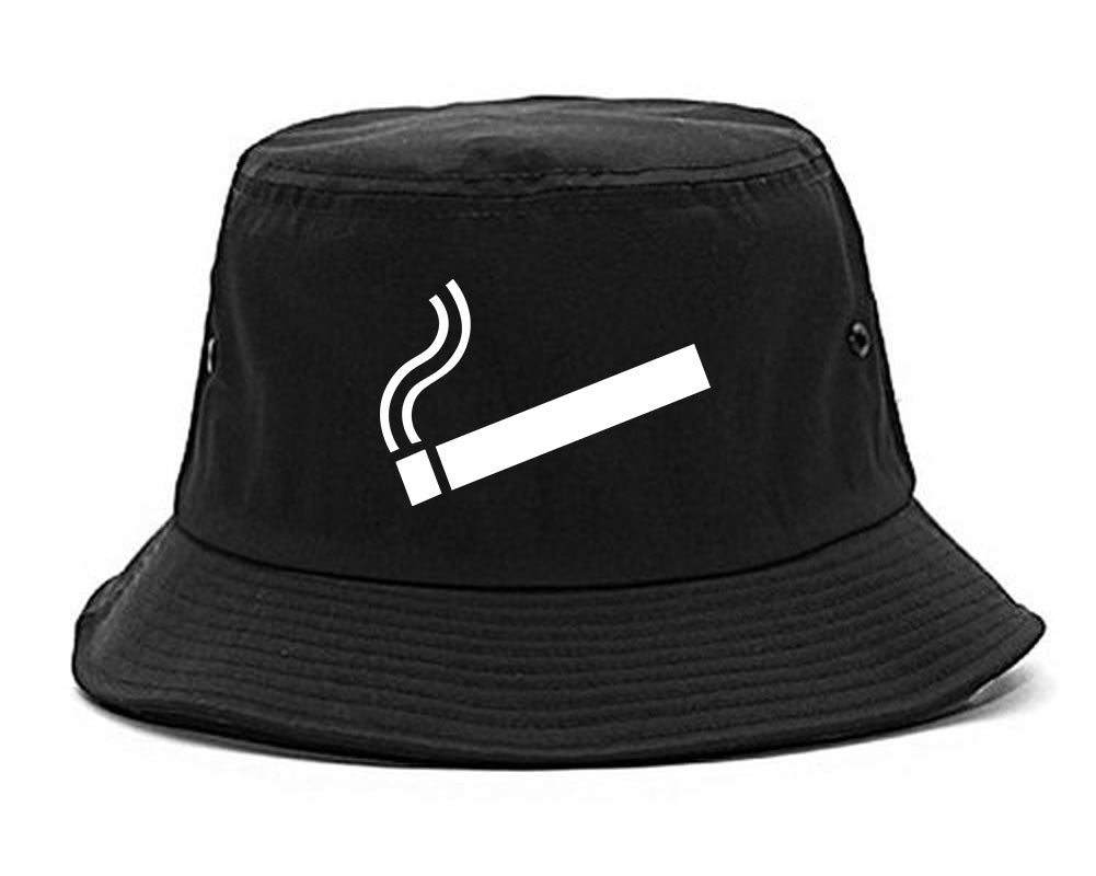 Cigarette Chest Bucket Hat Black