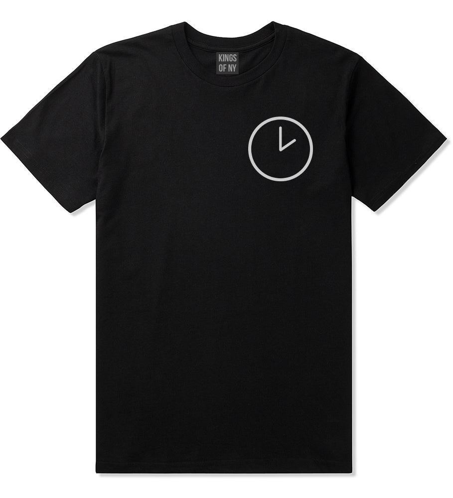 Clock Chest Black T-Shirt by Kings Of NY