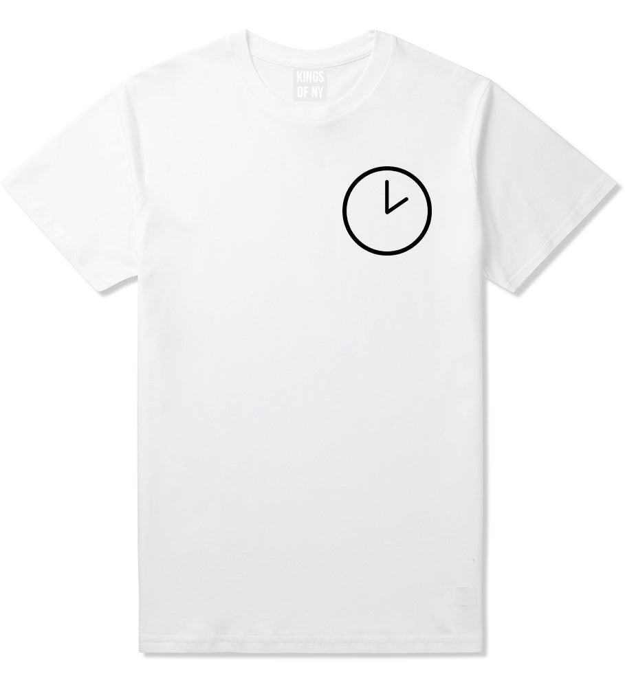 Clock Chest White T-Shirt by Kings Of NY