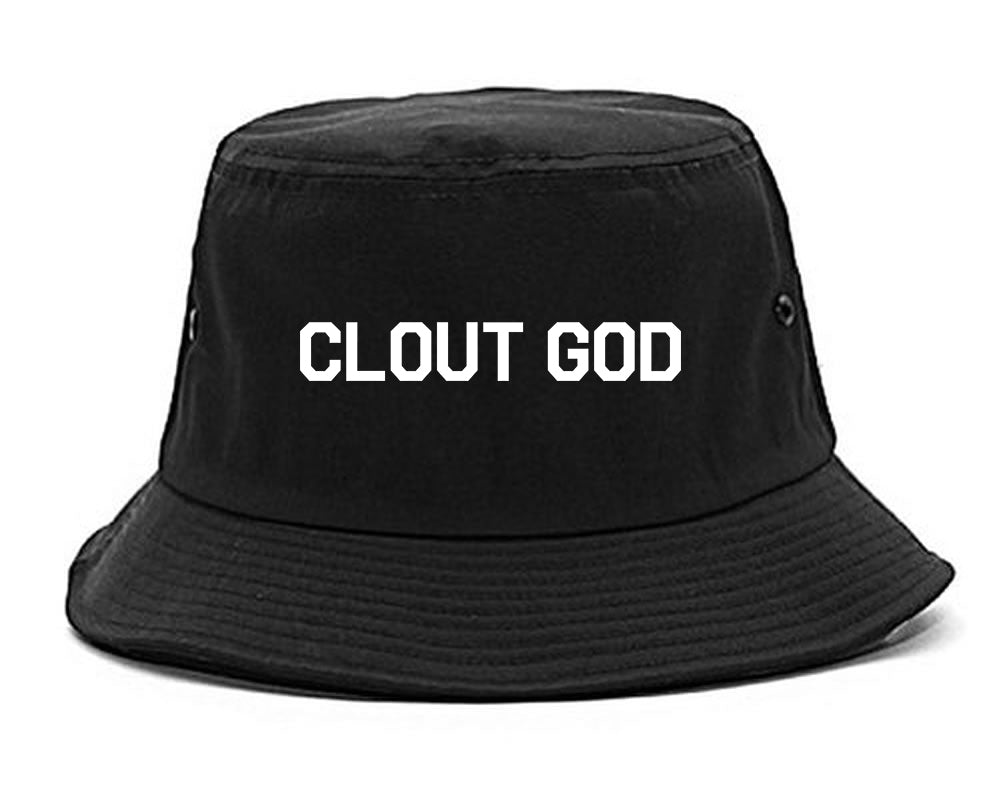 Clout God Mens Bucket Hat Black