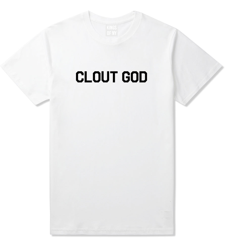 Clout God Mens T-Shirt White by Kings Of NY