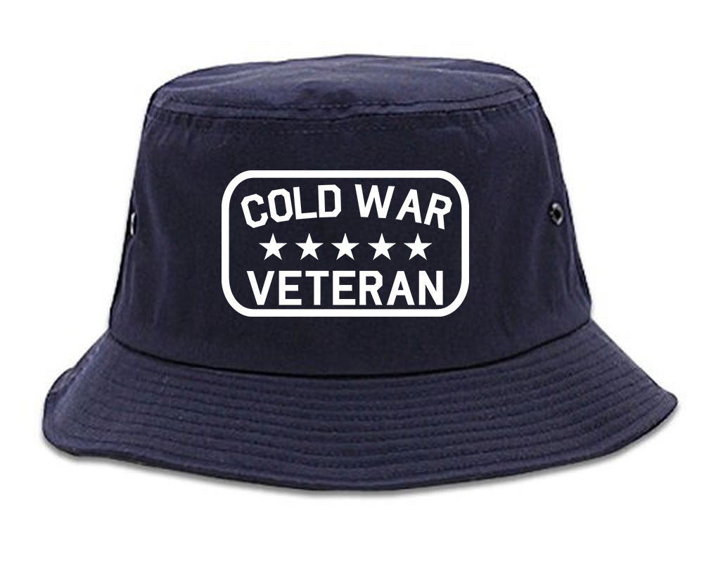 Cold War Veteran Mens Snapback Hat Navy Blue