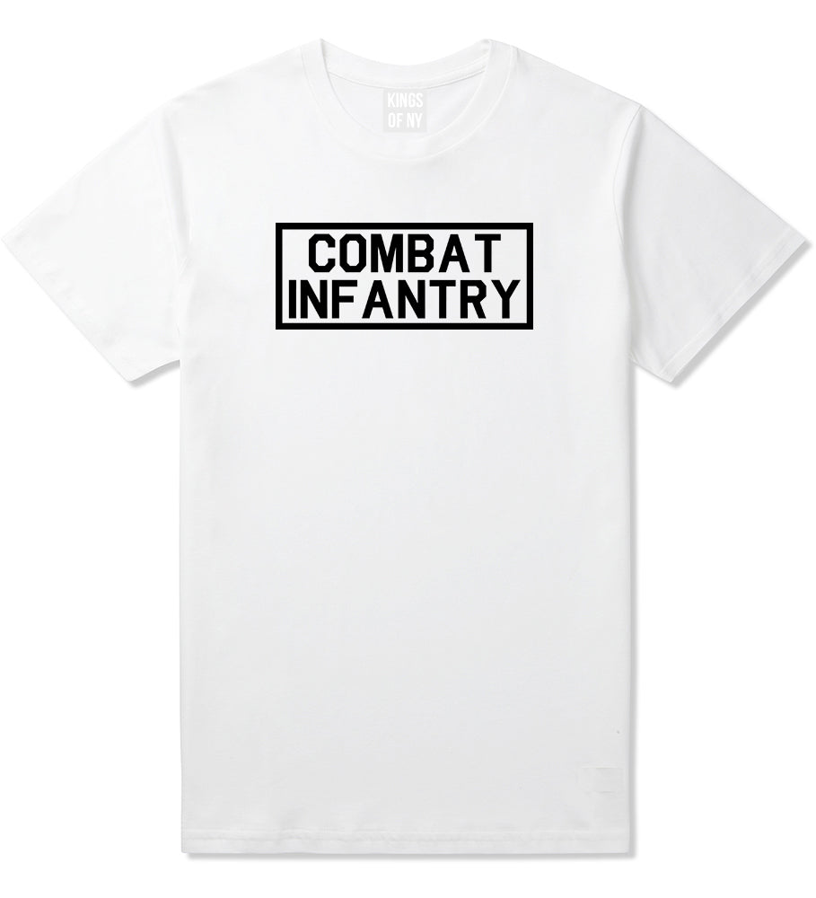 Combat Infantry White T-Shirt by Kings Of NY