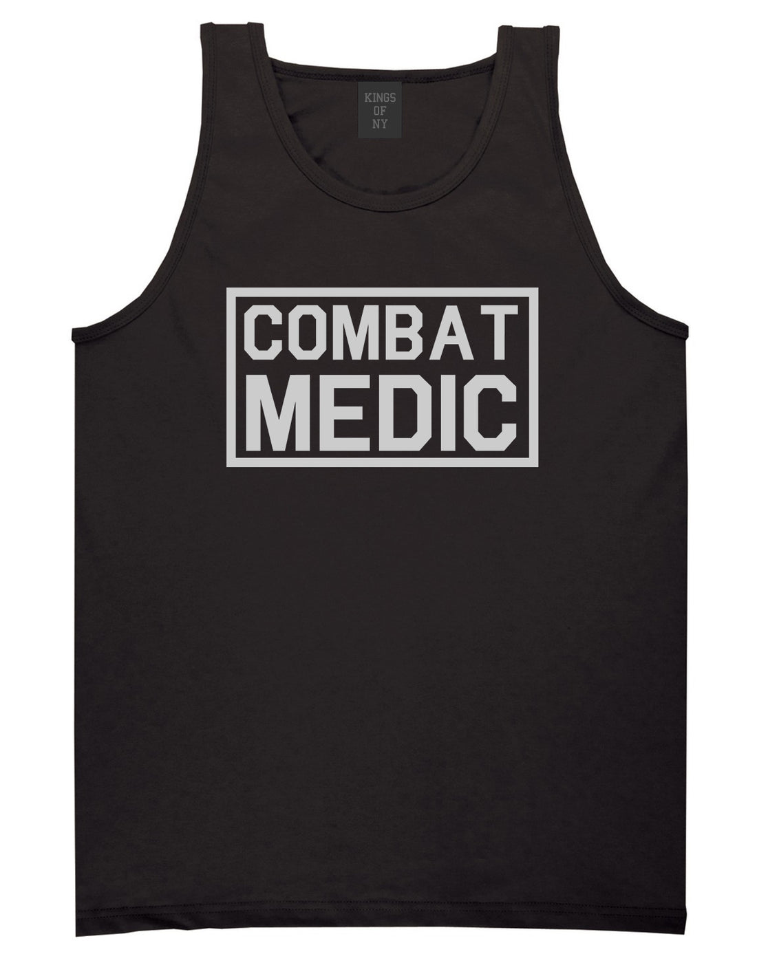 Combat Medic Black Tank Top Shirt by Kings Of NY