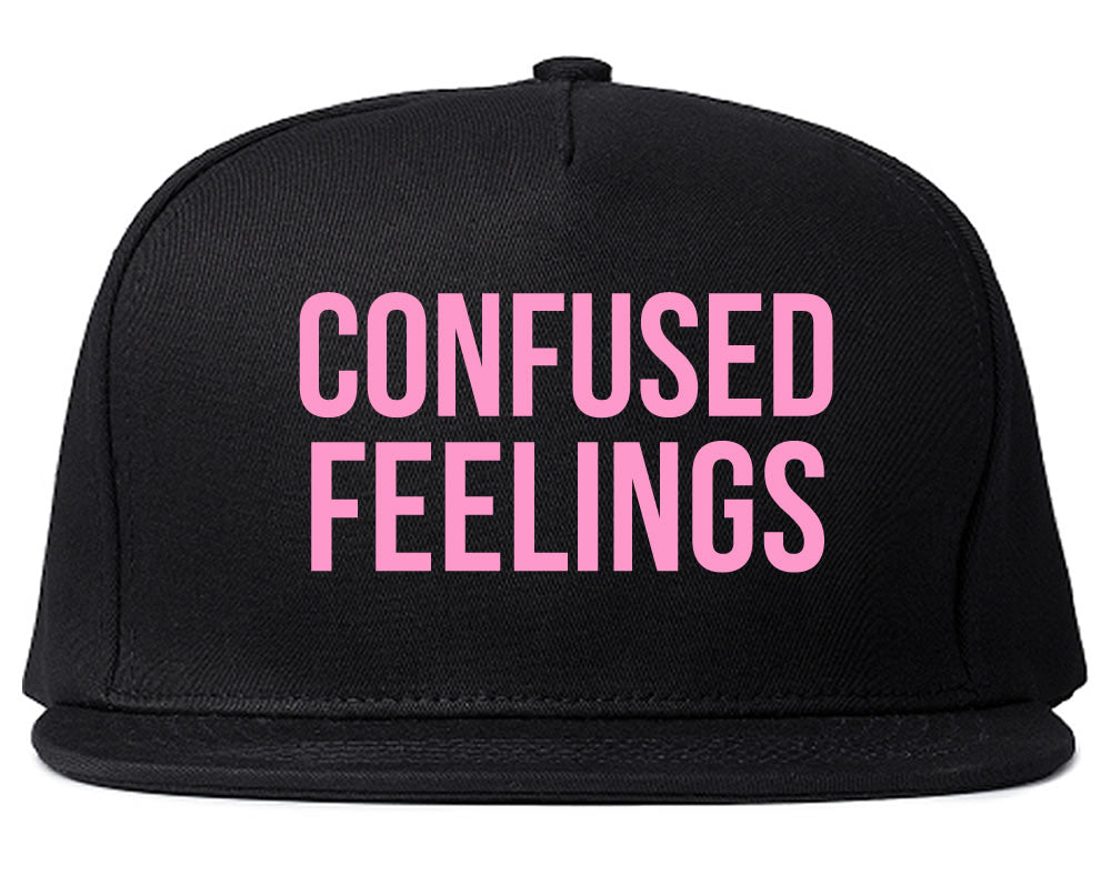 Confused Feelings Snapback Hat Black by KINGS OF NY