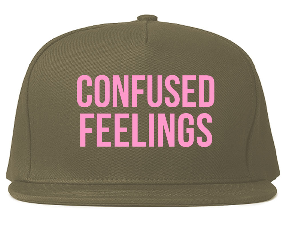Confused Feelings Snapback Hat Grey by KINGS OF NY