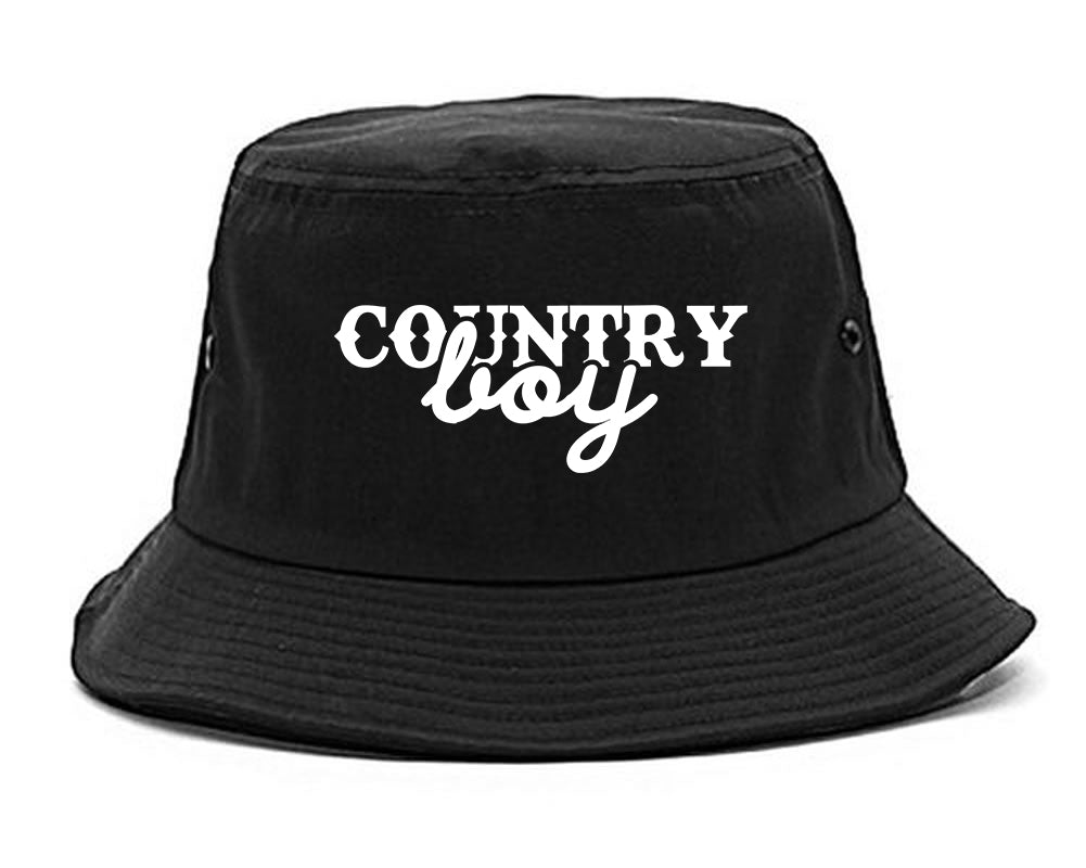 Country Boy Bucket Hat Black