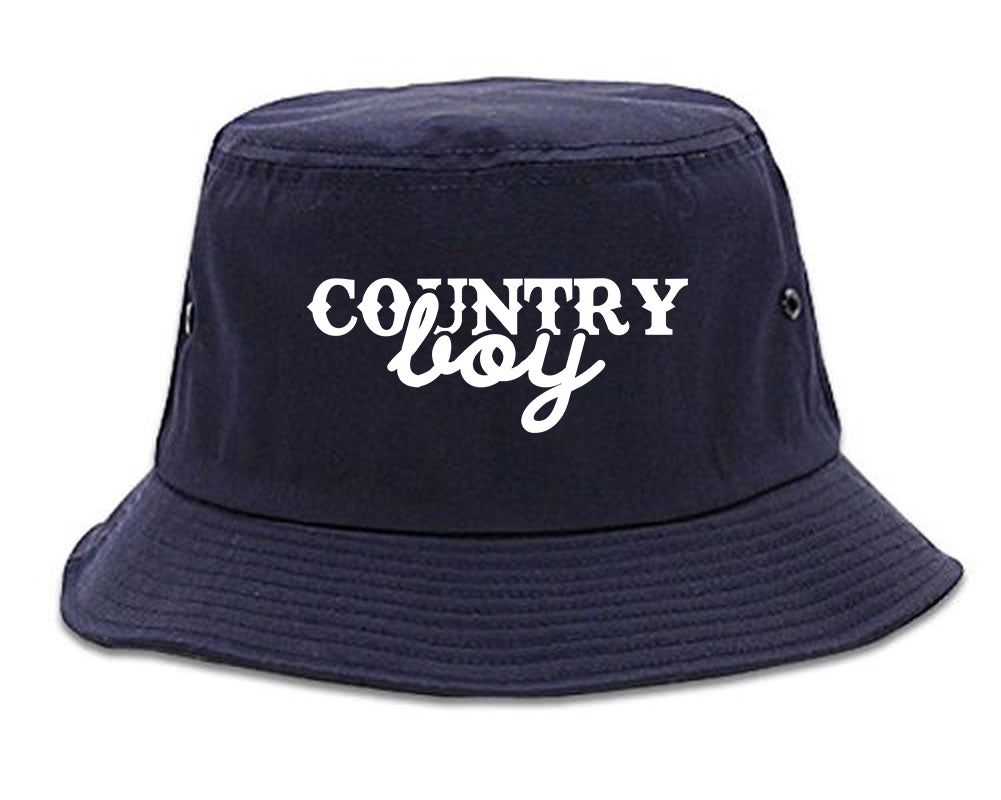 Country Boy Bucket Hat Blue