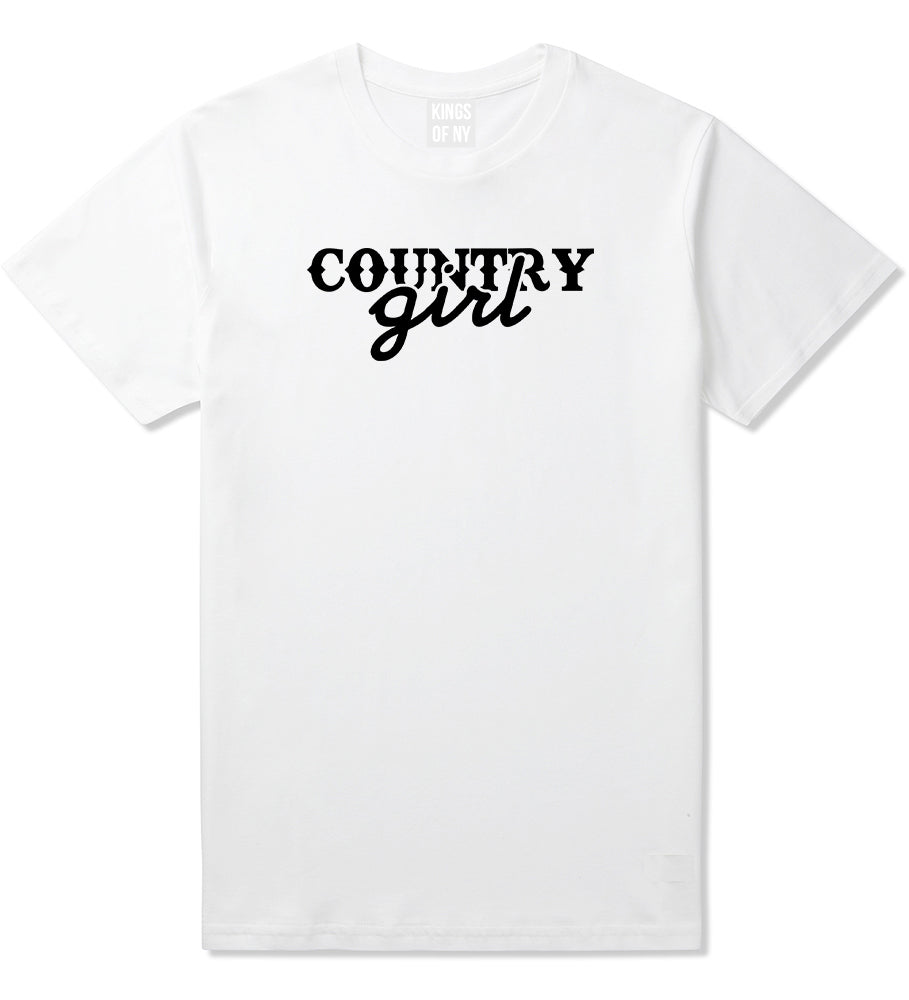 Country Girl White T-Shirt by Kings Of NY