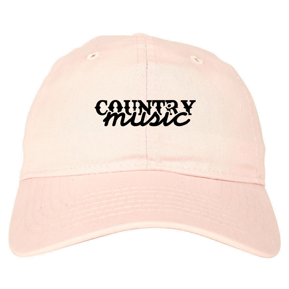 Country Music Dad Hat Baseball Cap Pink