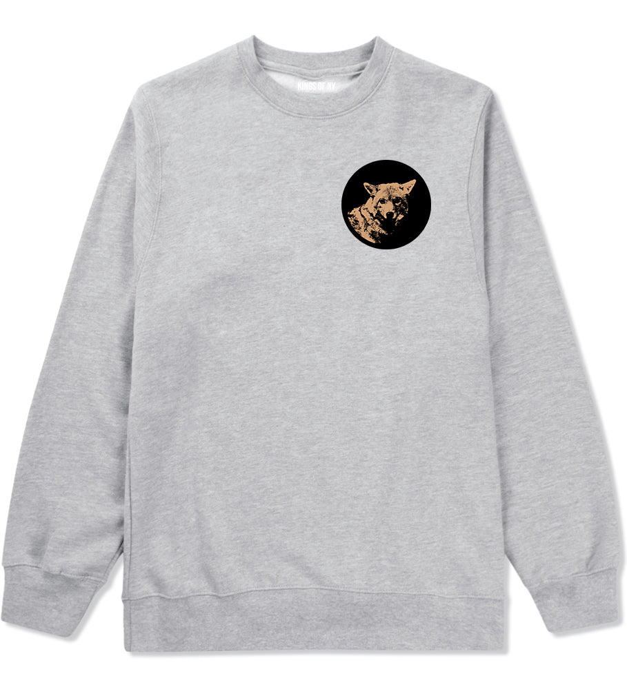 Coyote Chest Grey Crewneck Sweatshirt by Kings Of NY