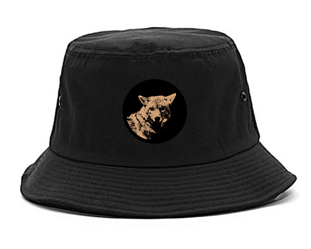 Coyote Chest Bucket Hat Black