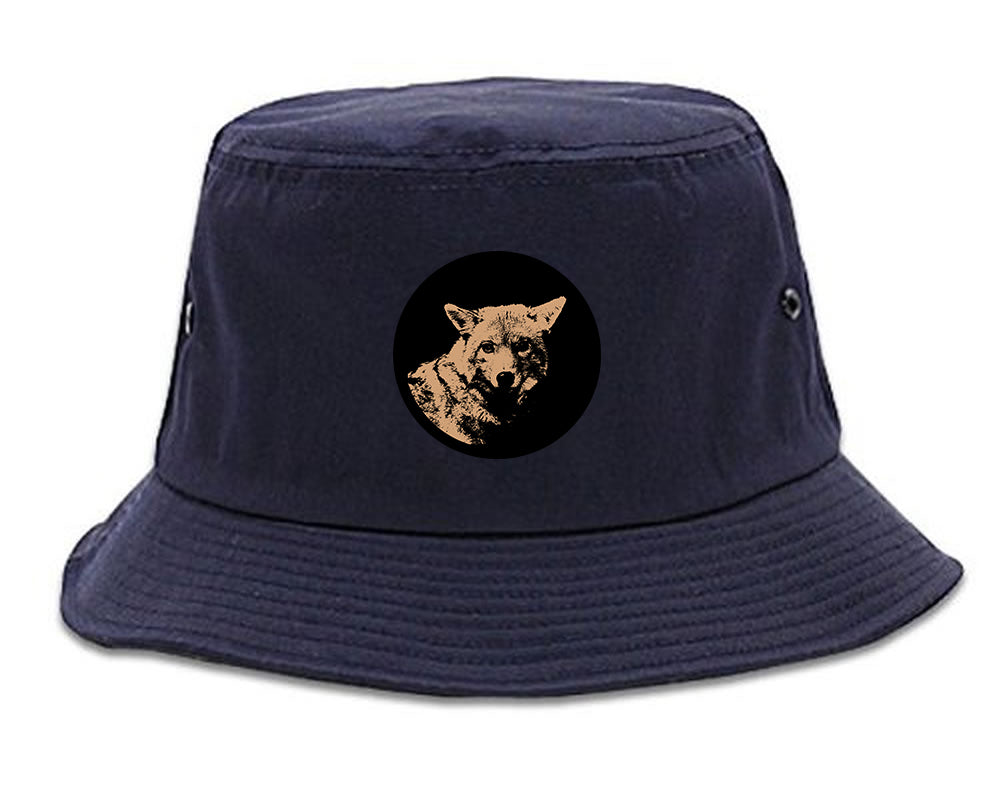 Coyote Chest Bucket Hat Blue