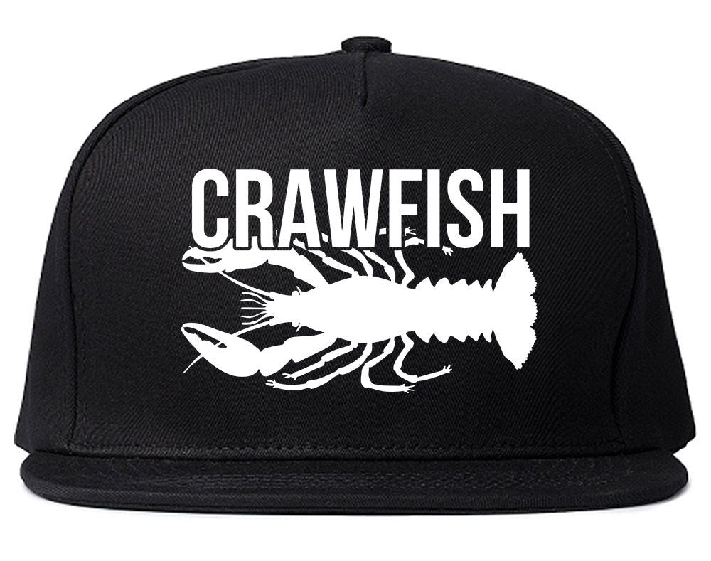 Crawfish Snapback Hat Black