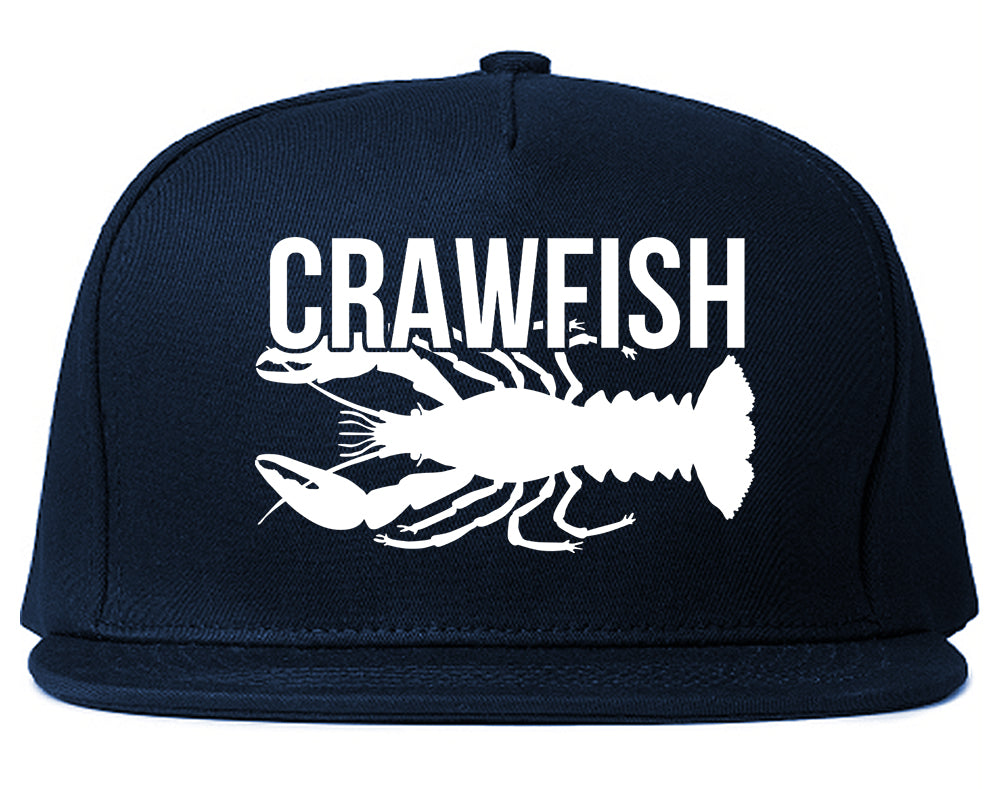 Crawfish Snapback Hat Blue