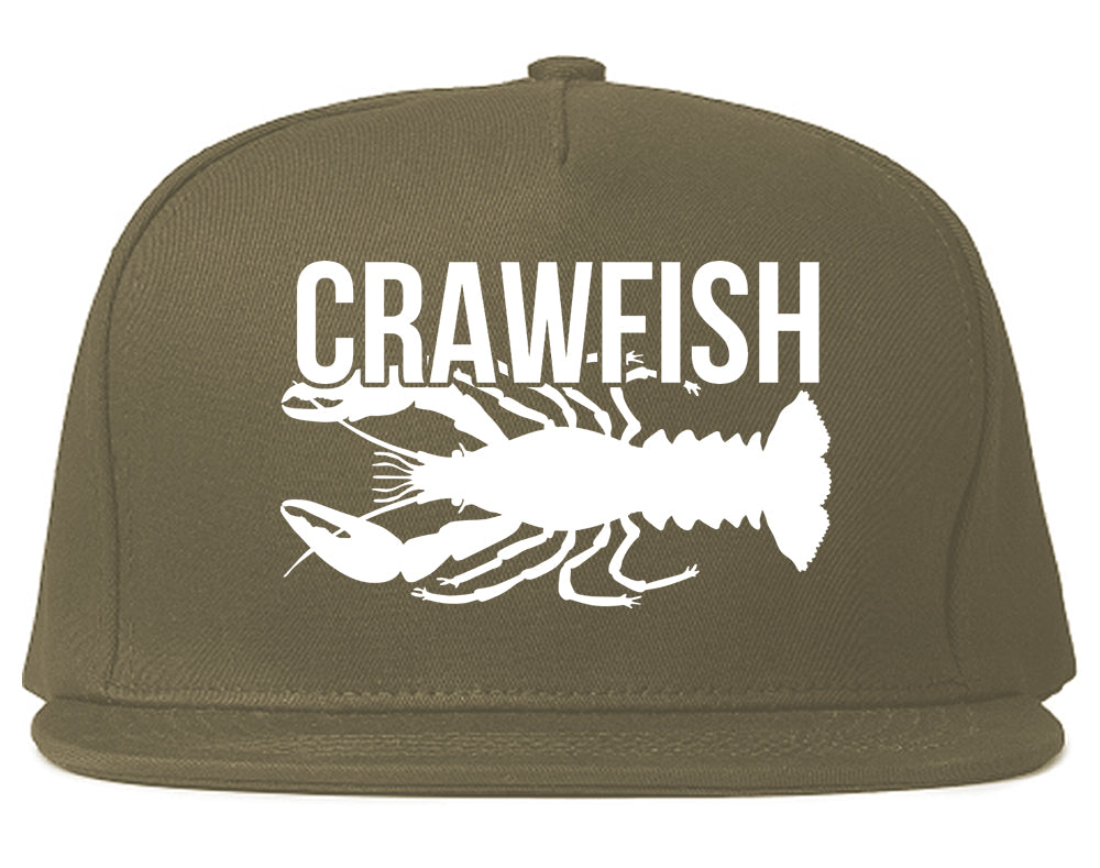 Crawfish Snapback Hat Grey