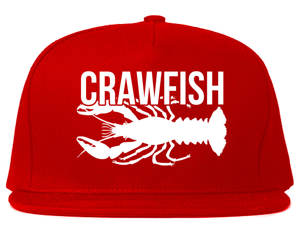 Crawfish Snapback Hat Red