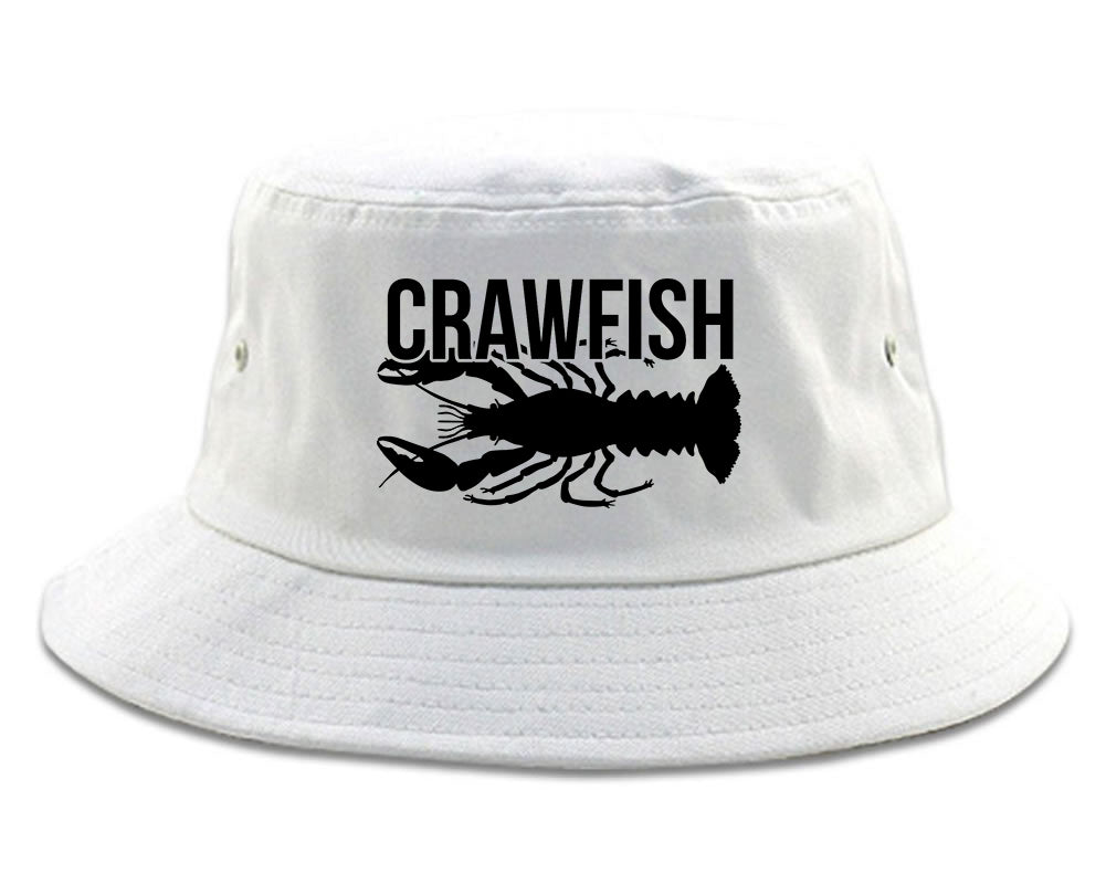 Crawfish Bucket Hat White