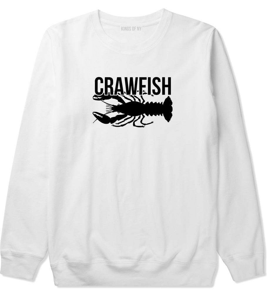 Crawfish White Crewneck Sweatshirt by Kings Of NY