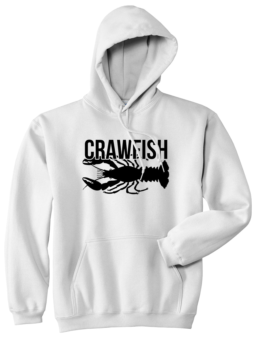 Crawfish White Pullover Hoodie by Kings Of NY
