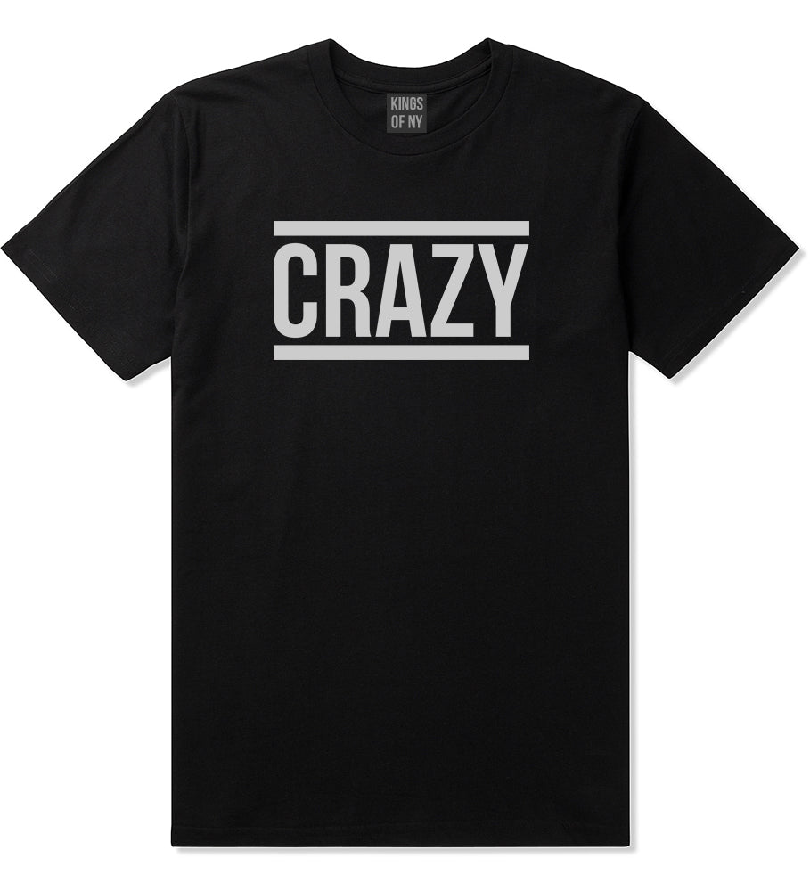 Crazy Black T-Shirt by Kings Of NY