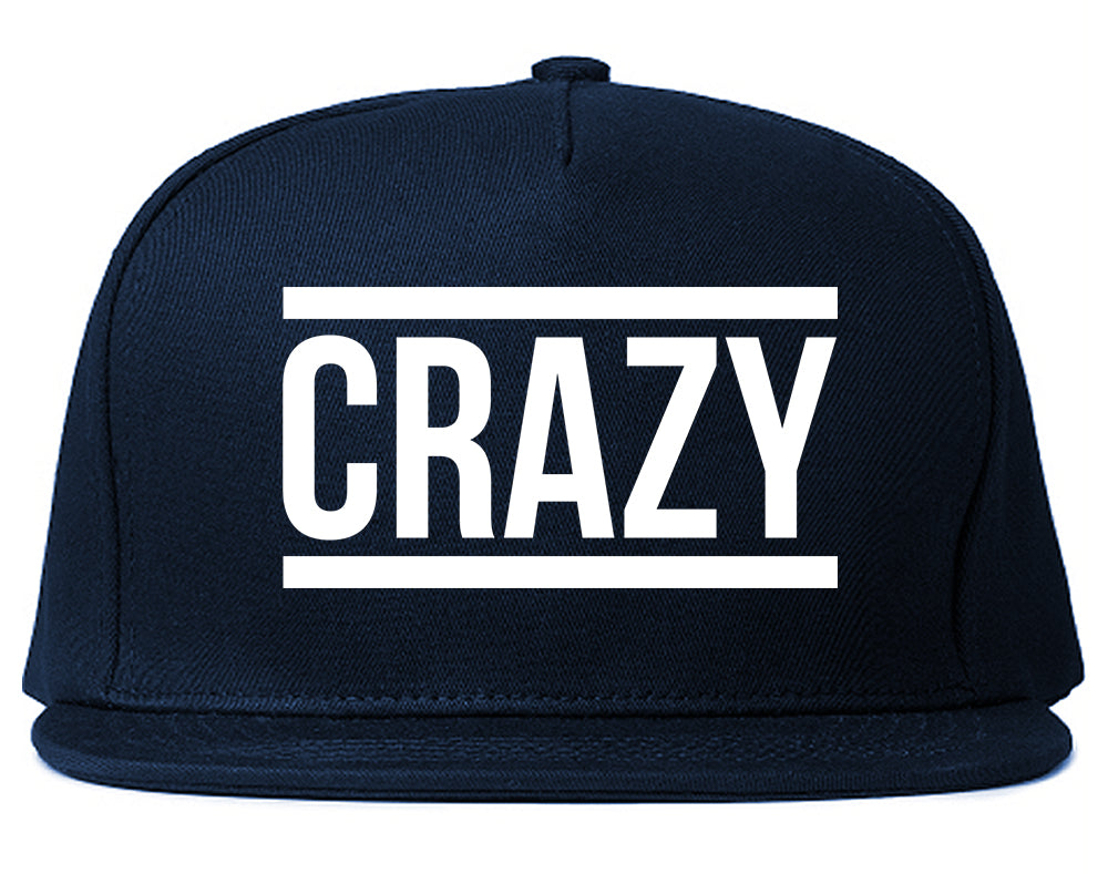 Crazy Snapback Hat Blue