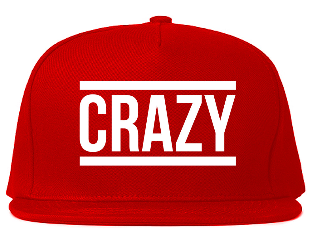 Crazy Snapback Hat Red