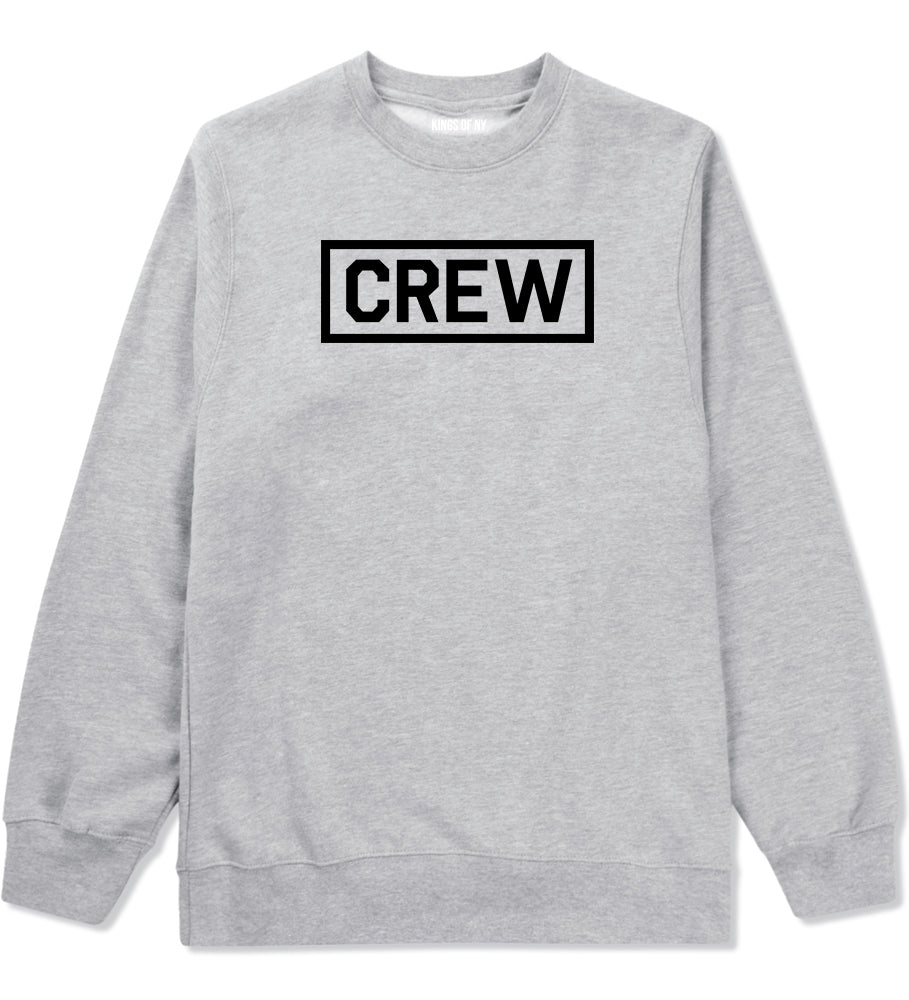 Crew Box Film Movie Mens Grey Crewneck Sweatshirt by KINGS OF NY