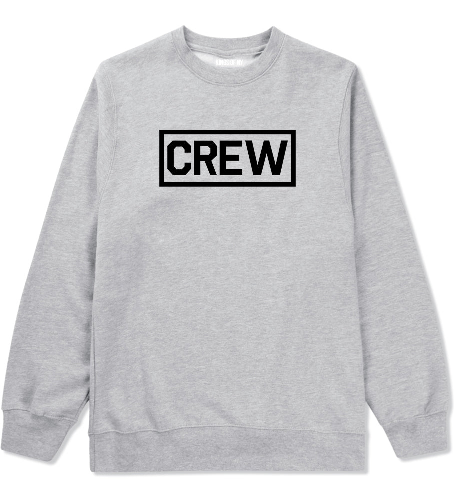 Crew Box Grey Crewneck Sweatshirt by Kings Of NY