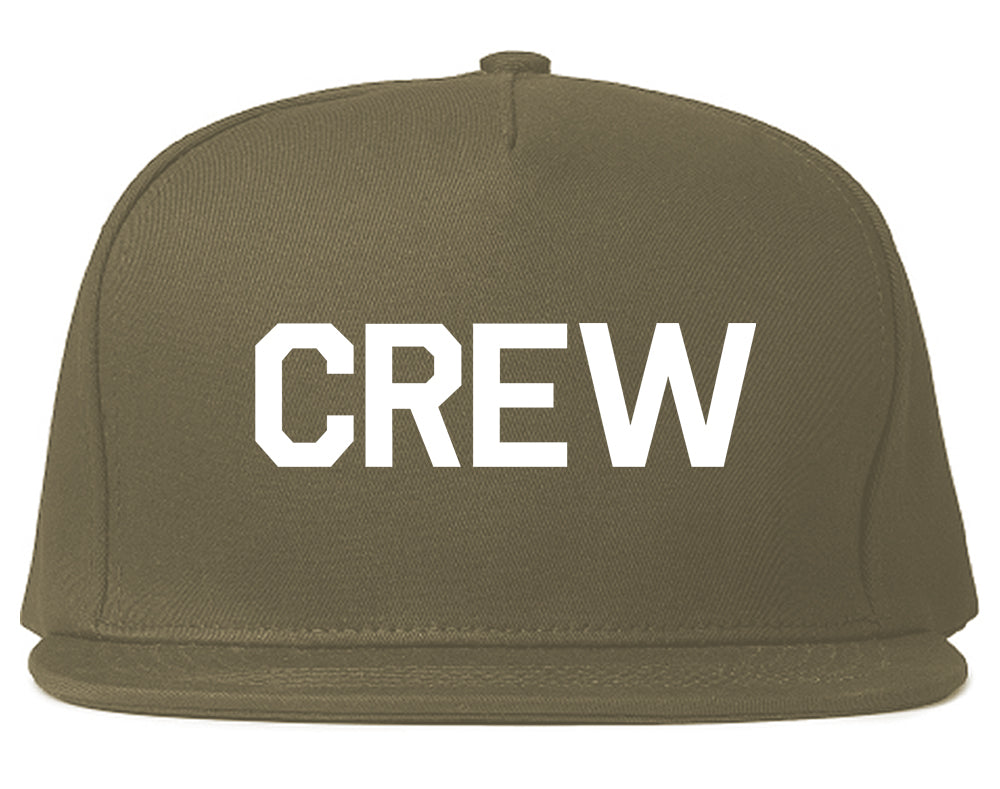 Crew Snapback Hat Grey