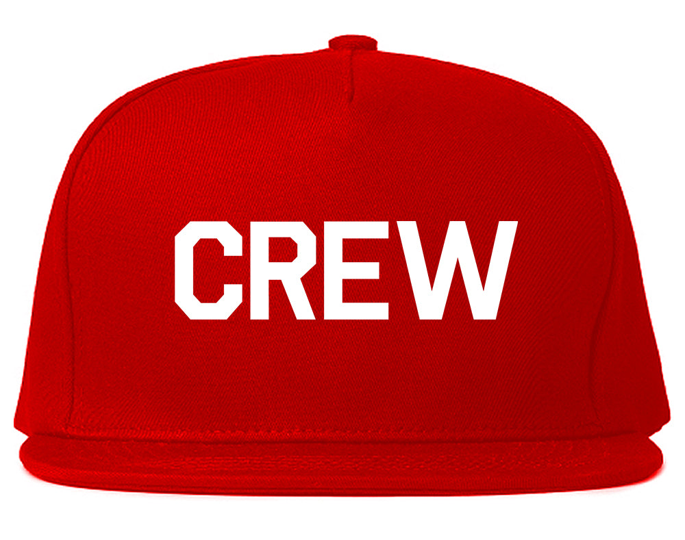 Crew Snapback Hat Red