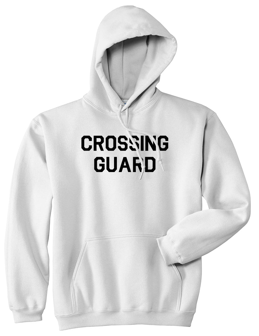 Crossing Guard Mens White Pullover Hoodie by Kings Of NY