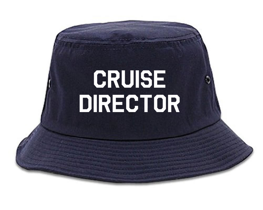 Cruise_Director Mens Blue Bucket Hat by Kings Of NY
