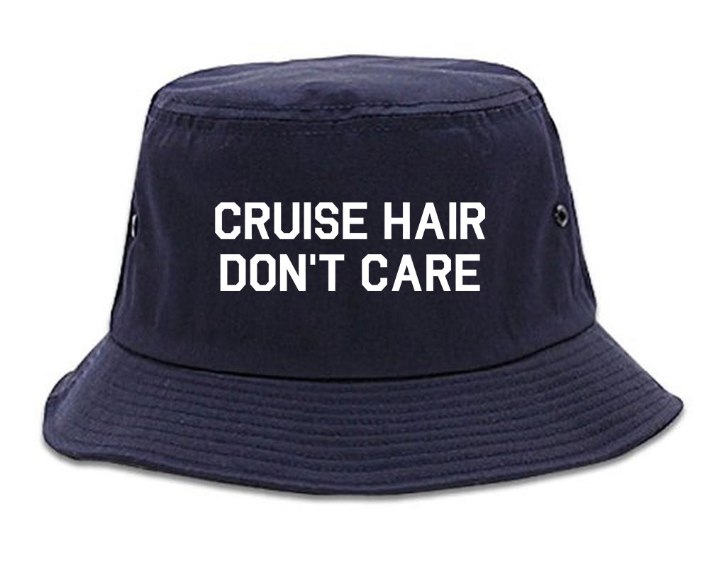 Cruise_Hair_Dont_Care Mens Blue Bucket Hat by Kings Of NY