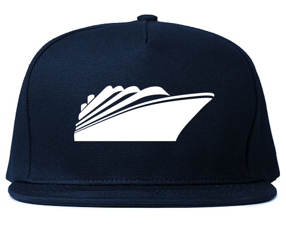 Cruise_Ship Mens Blue Snapback Hat by Kings Of NY
