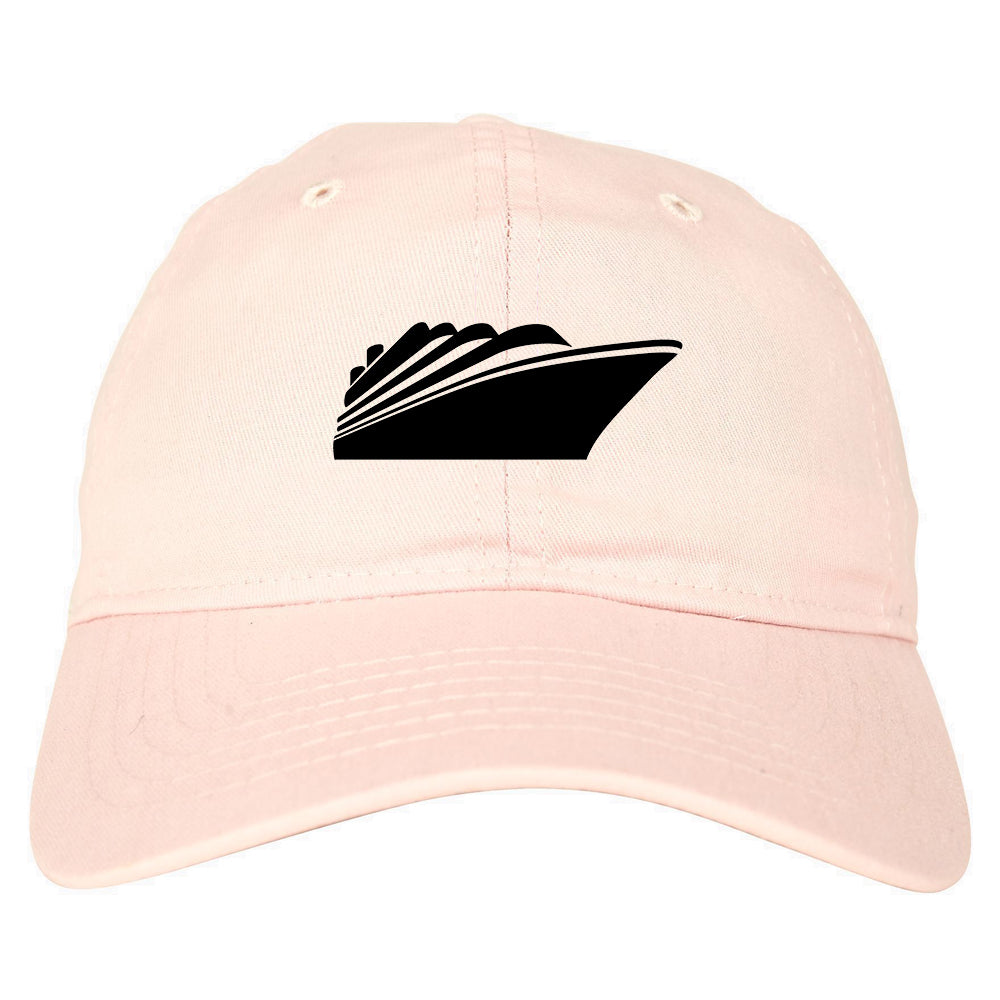 Cruise_Ship Mens Pink Snapback Hat by Kings Of NY