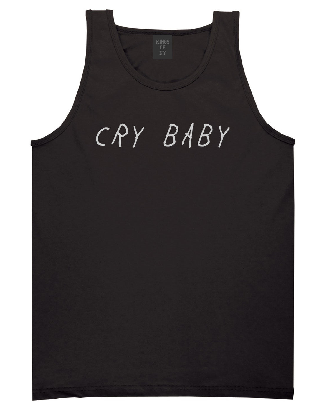 Cry_Baby Mens Black Tank Top Shirt by Kings Of NY