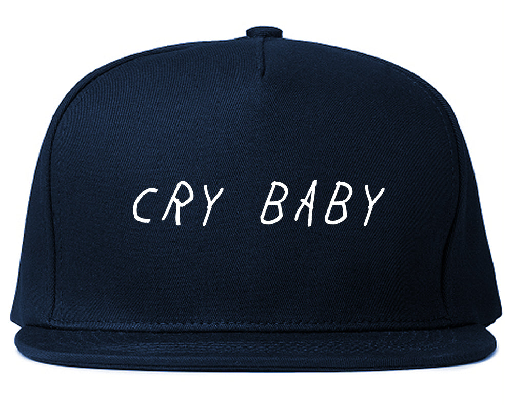 Cry_Baby Mens Blue Snapback Hat by Kings Of NY