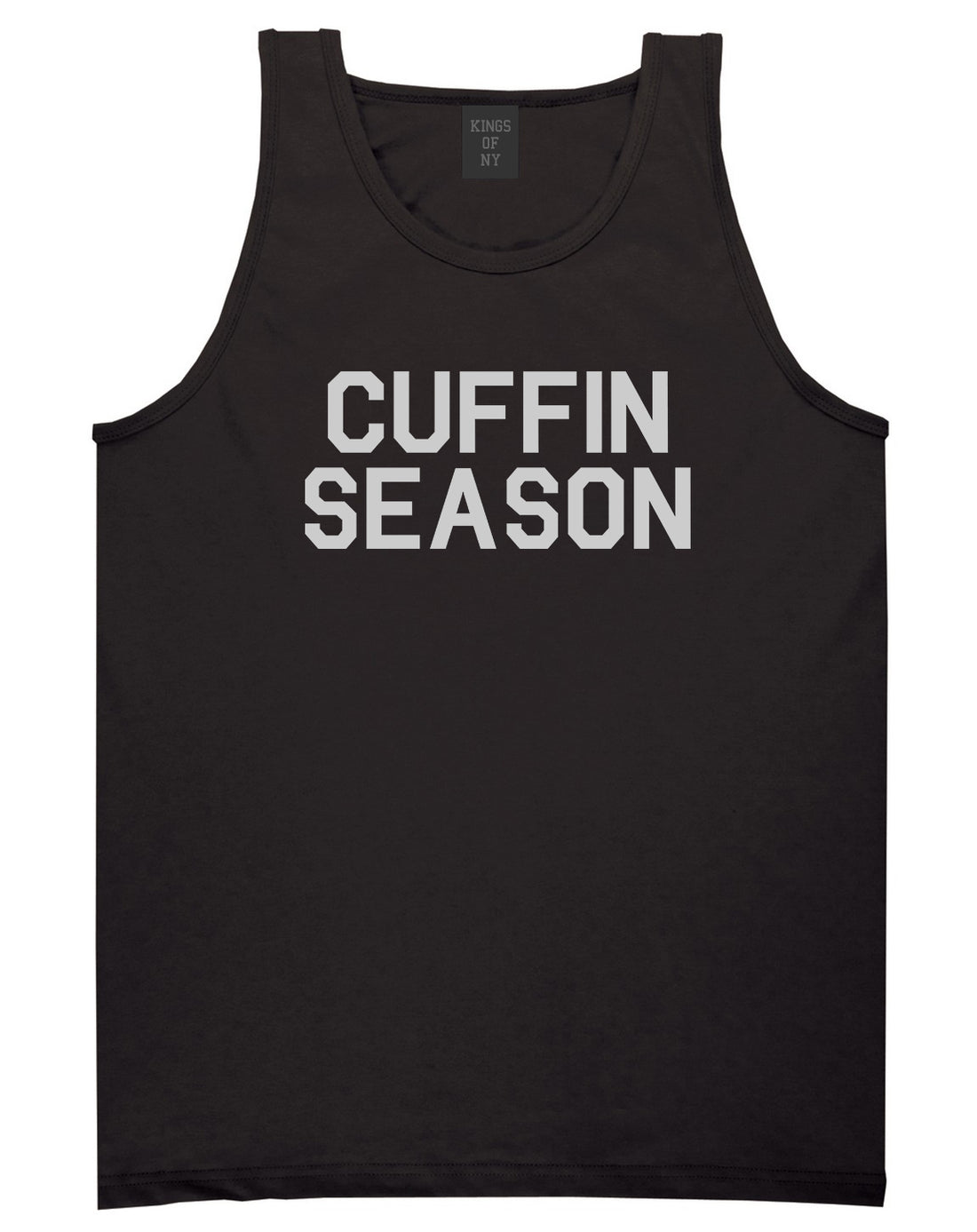 Cuffin Season Mens Tank Top Shirt Black