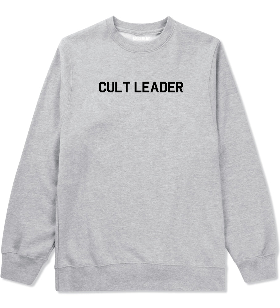 Cult Leader Costume Mens Crewneck Sweatshirt Grey by Kings Of NY