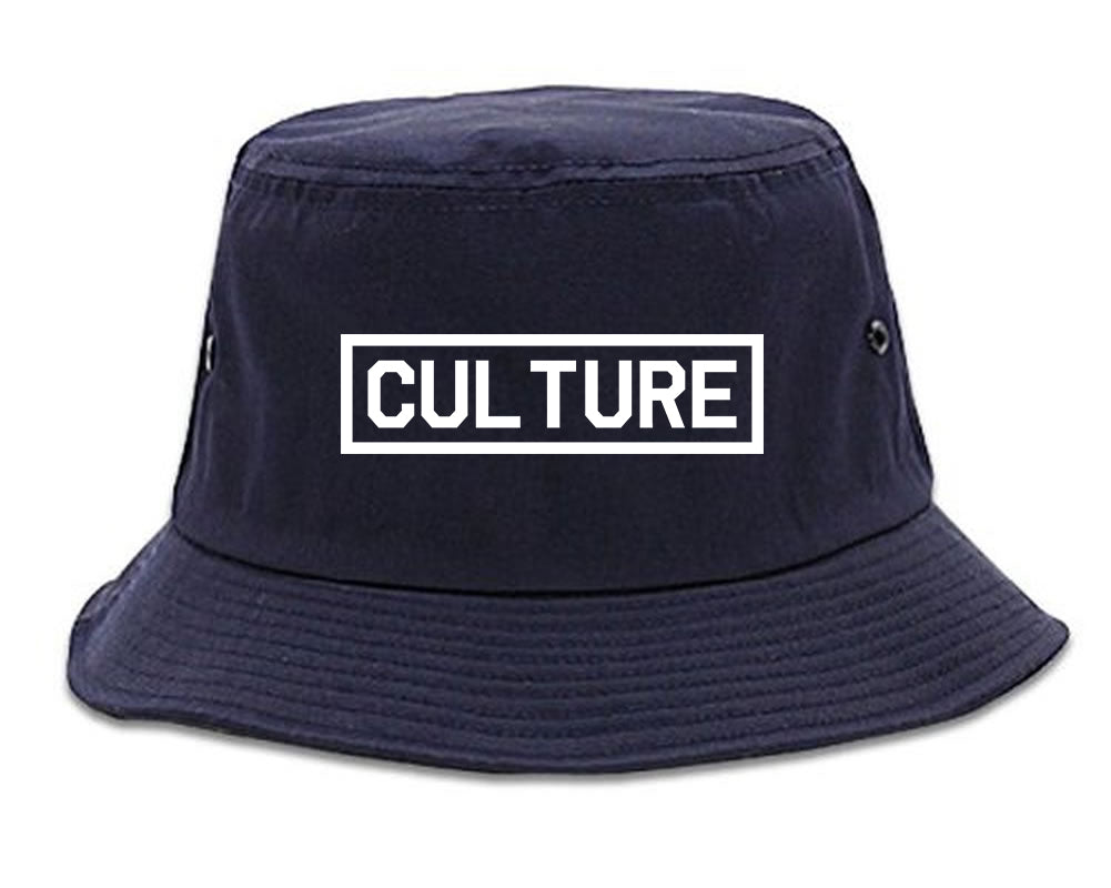 Culture Box Logo Bucket Hat Blue