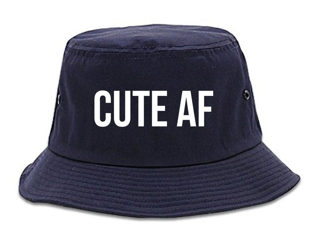Cute_AF Mens Blue Bucket Hat by Kings Of NY