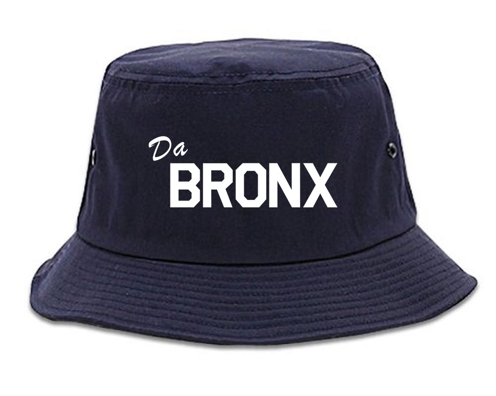 Da Bronx Mens Bucket Hat Navy Blue