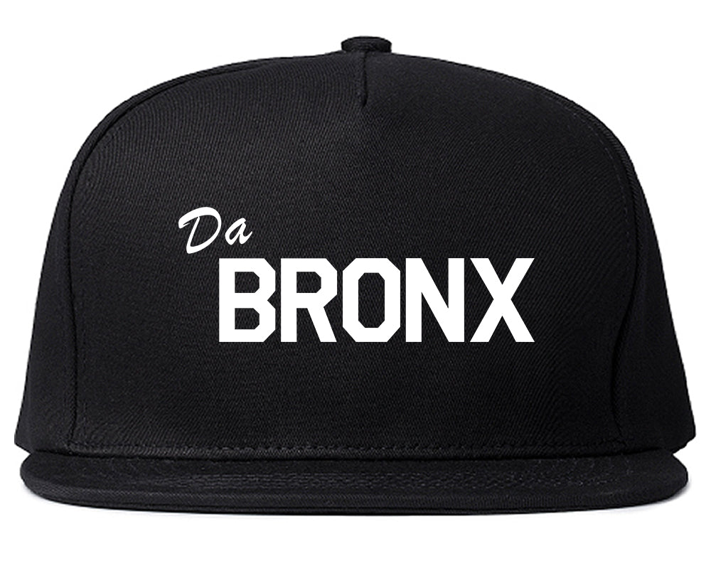 Da Bronx Mens Snapback Hat Black