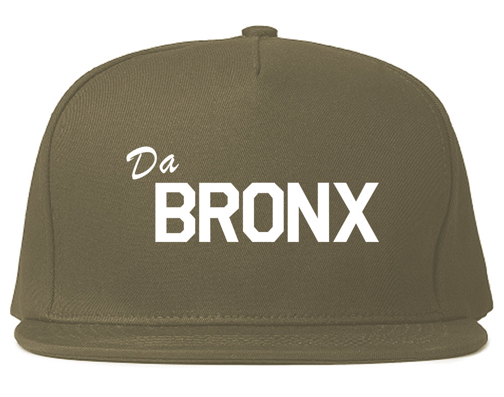 Da Bronx Mens Snapback Hat Grey