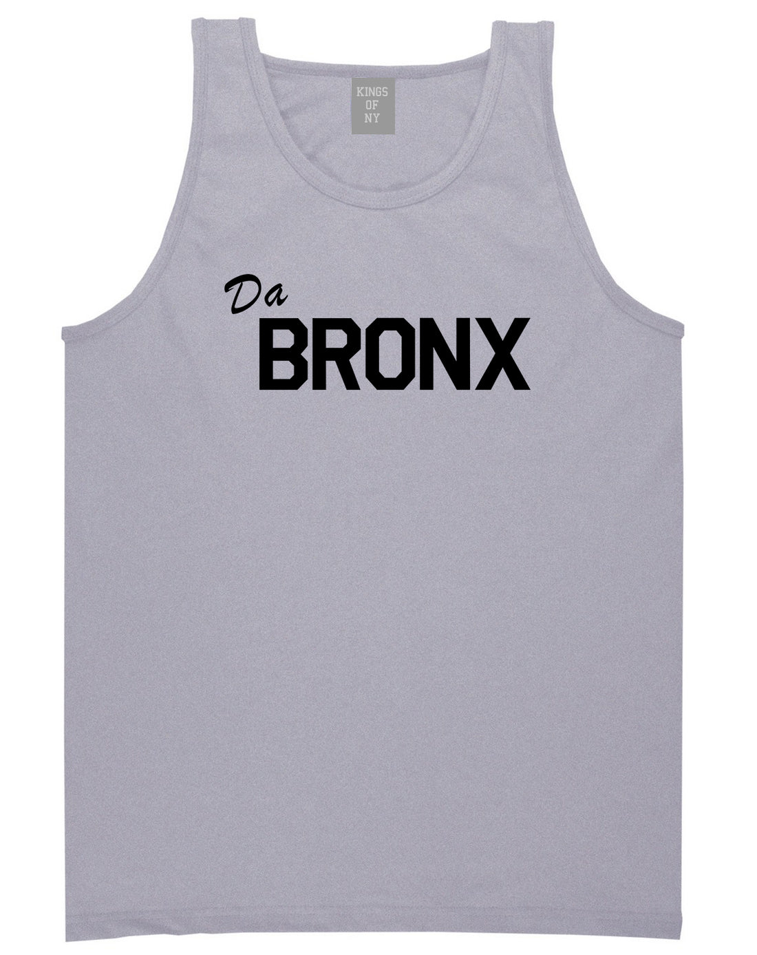 Da Bronx Mens Tank Top Shirt Grey by Kings Of NY