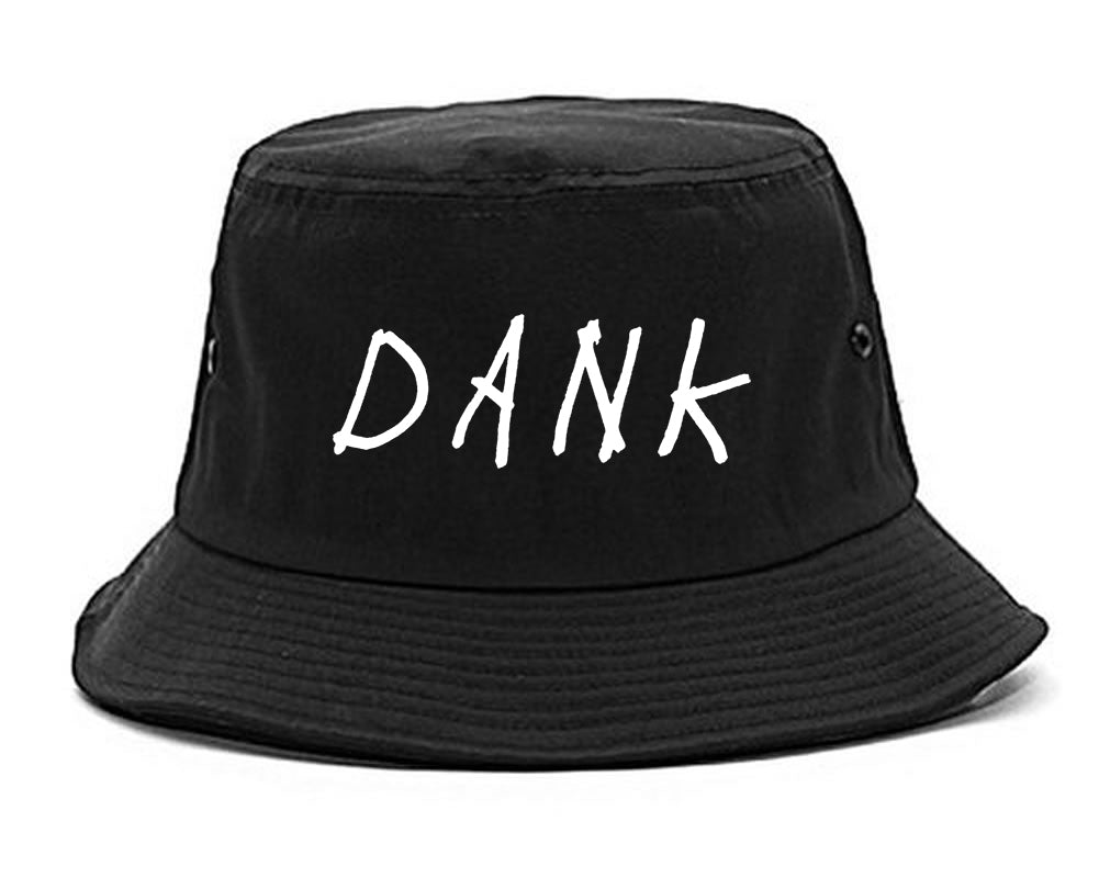 Dank Mens Black Bucket Hat by Kings Of NY