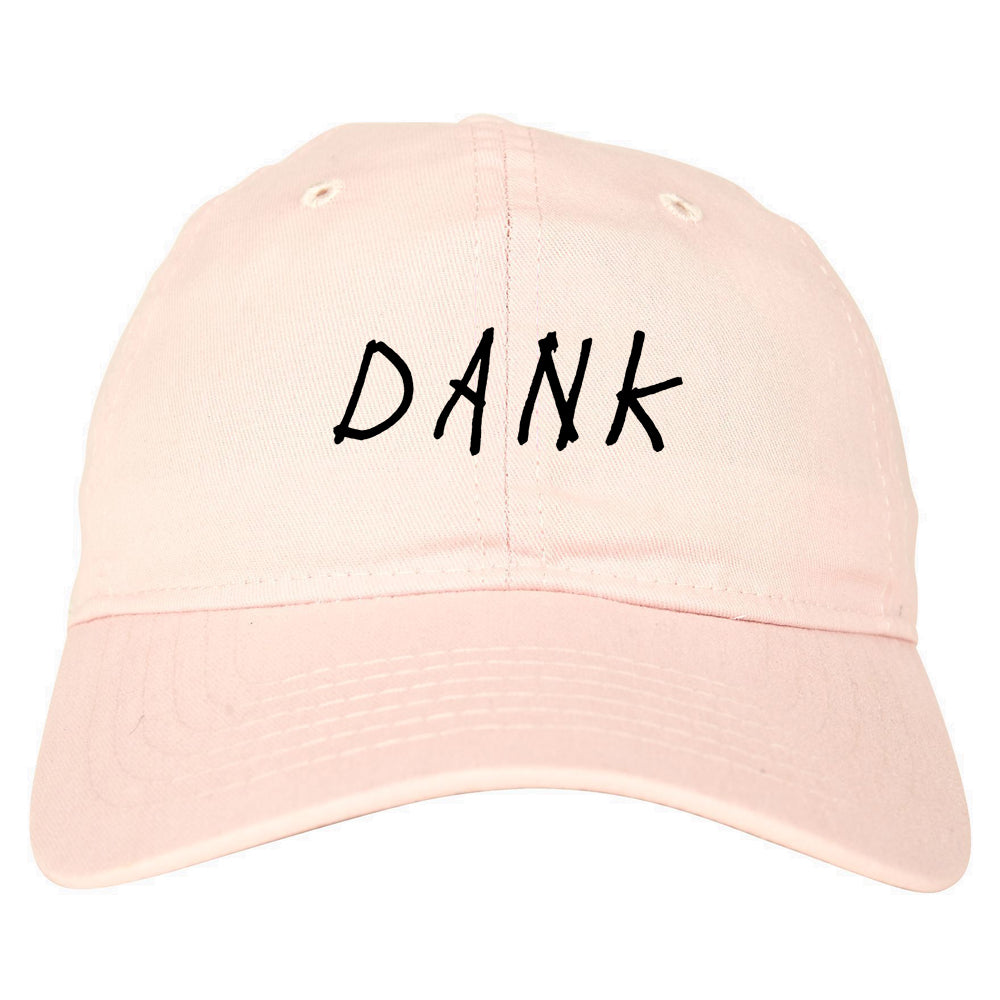 Dank Mens Pink Snapback Hat by Kings Of NY