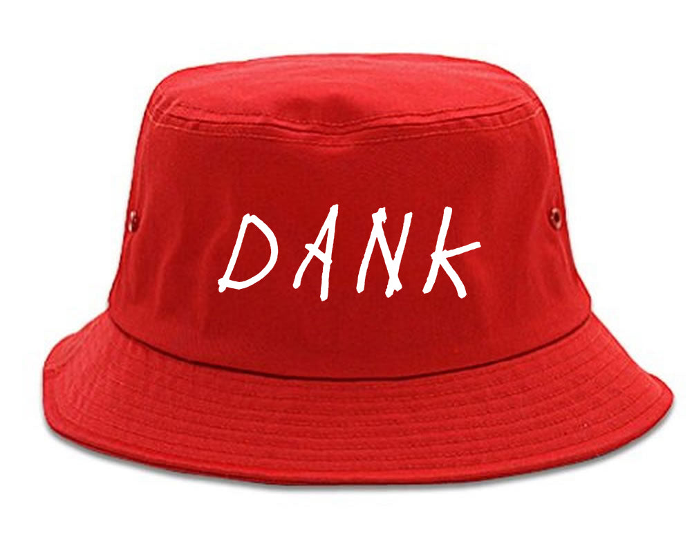 Dank Mens Red Bucket Hat by Kings Of NY